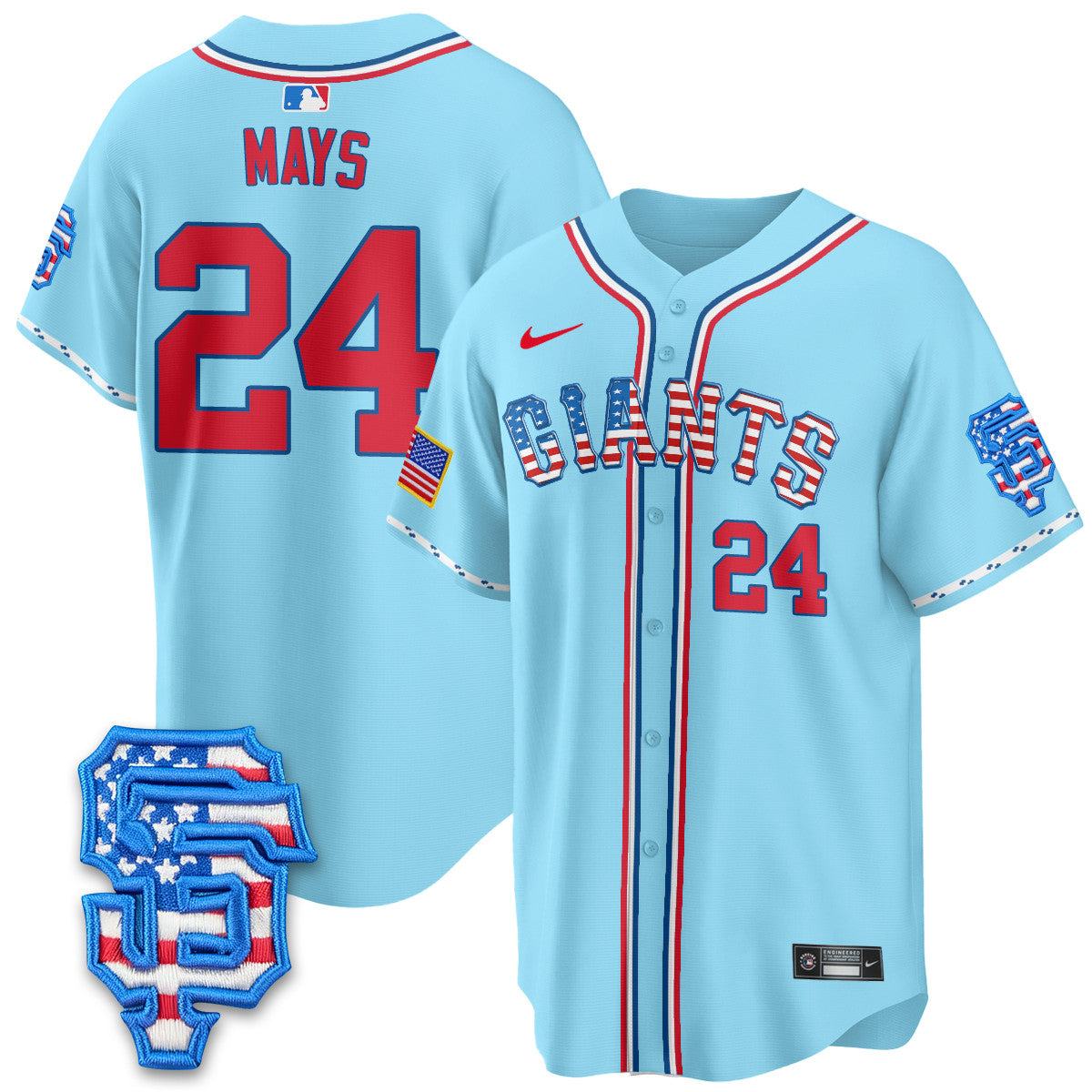 SF 2025 Fourth of July Jersey - Stitched