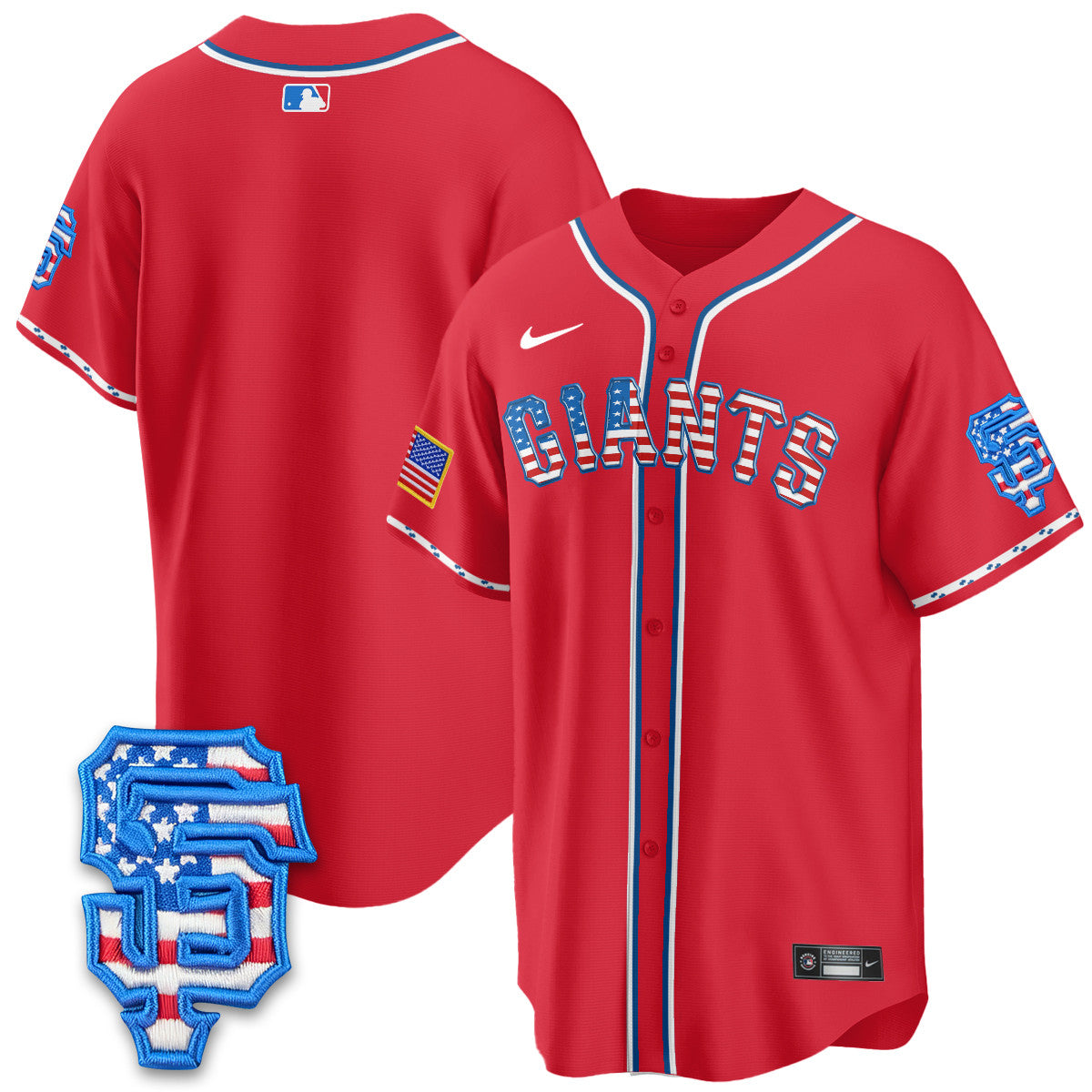 SF 2025 Fourth of July Jersey - Stitched
