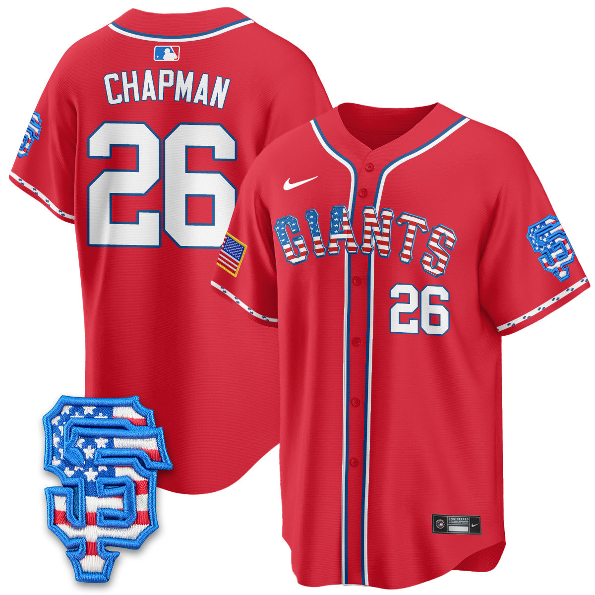 SF 2025 Fourth of July Jersey - Stitched