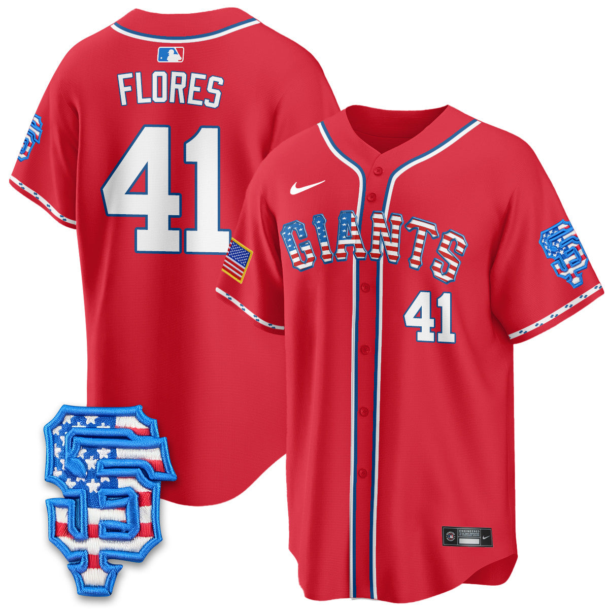 SF 2025 Fourth of July Jersey - Stitched