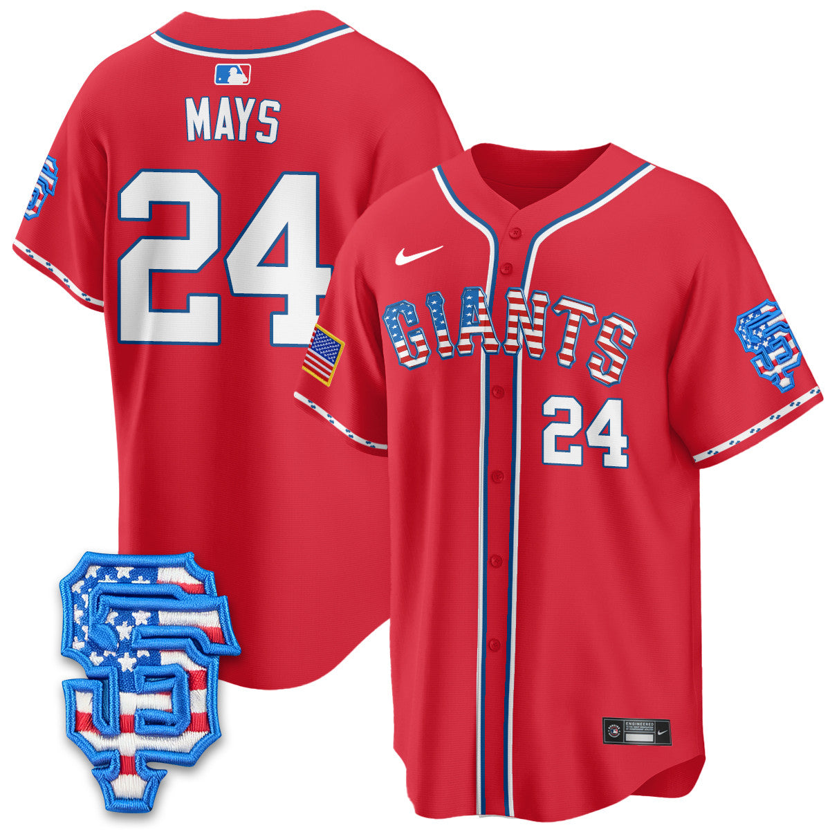 SF 2025 Fourth of July Jersey - Stitched
