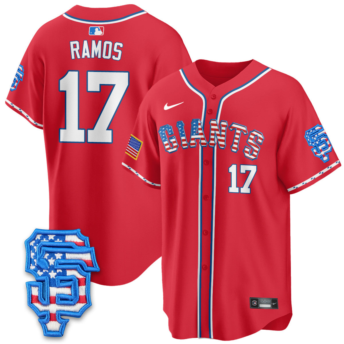 SF 2025 Fourth of July Jersey - Stitched