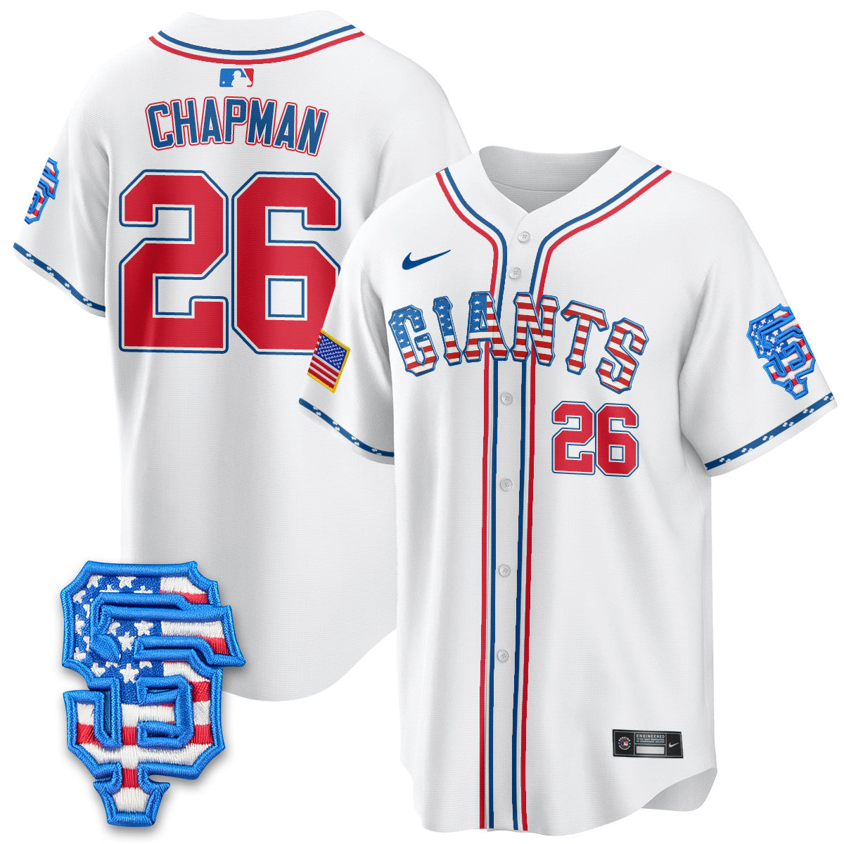 SF 2025 Fourth of July Jersey - Stitched