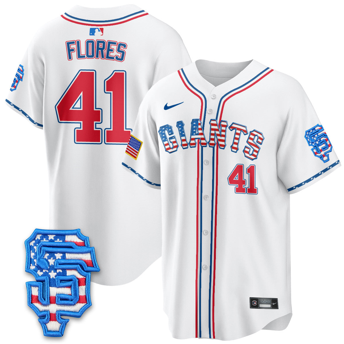SF 2025 Fourth of July Jersey - Stitched