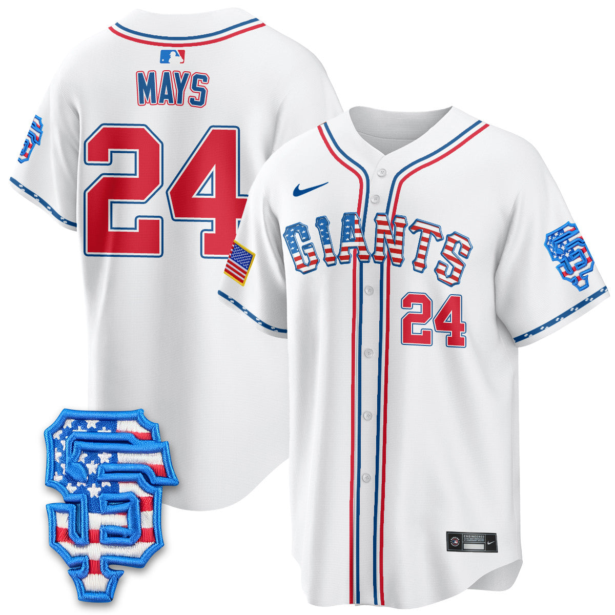 SF 2025 Fourth of July Jersey - Stitched