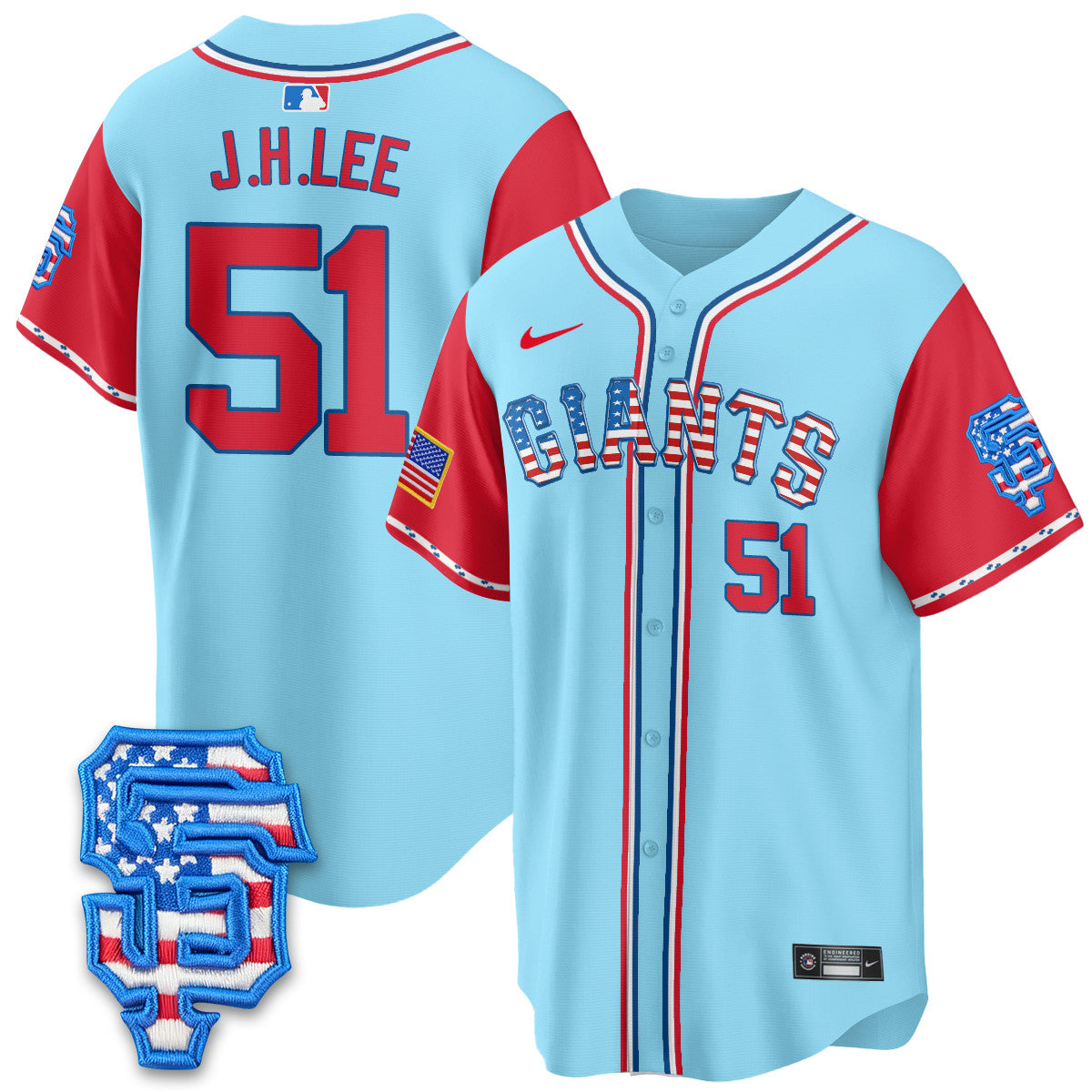 SF 2025 Fourth of July Jersey - Stitched
