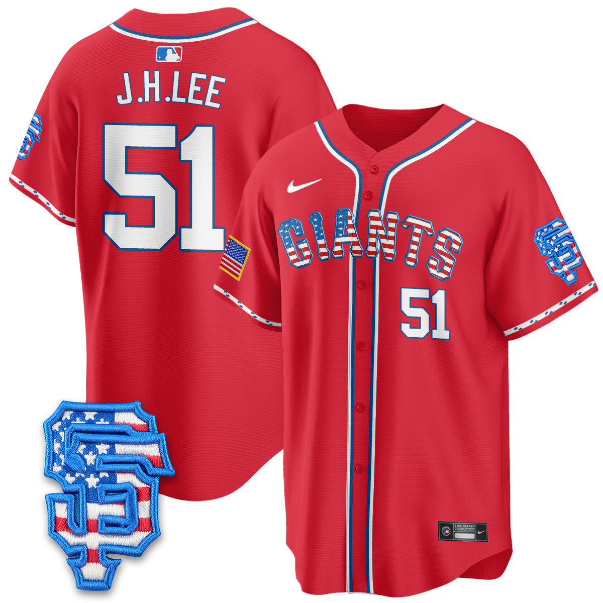 SF 2025 Fourth of July Jersey - Stitched