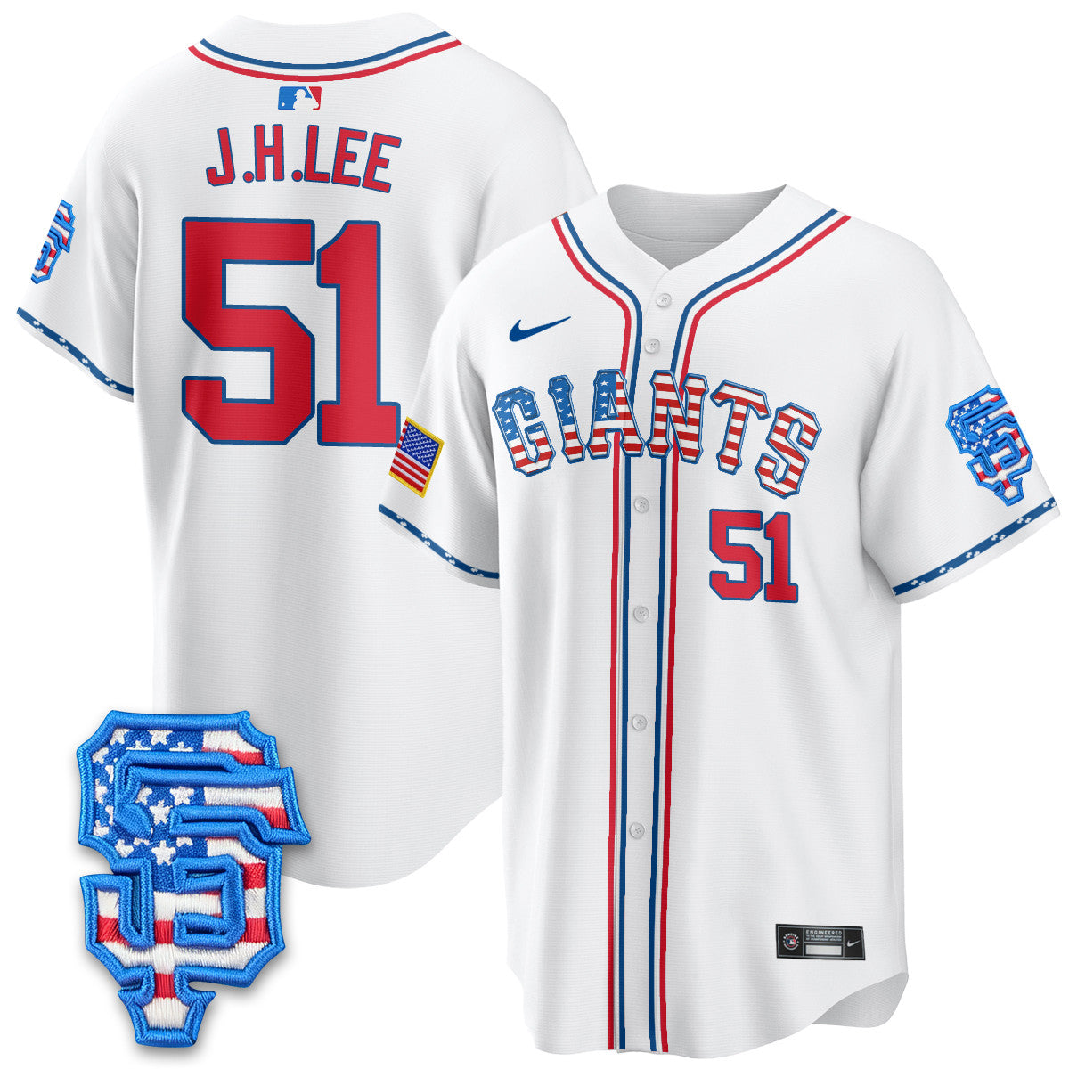 SF 2025 Fourth of July Jersey - Stitched