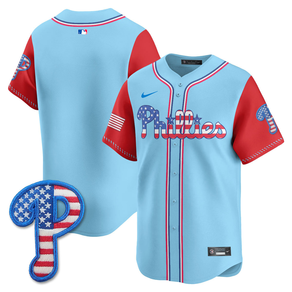PHI 2025 Fourth of July Jersey - Stitched