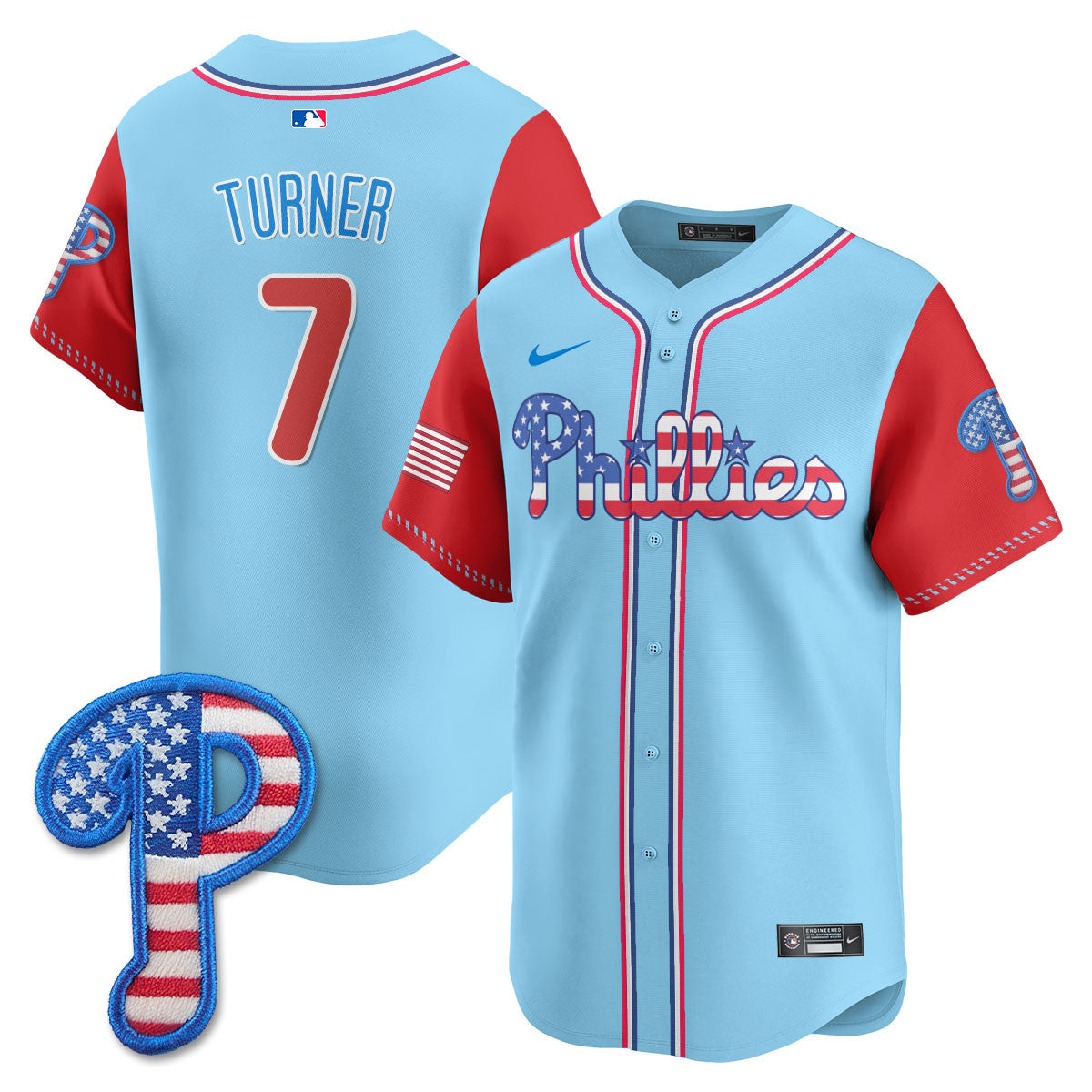 PHI 2025 Fourth of July Jersey - Stitched