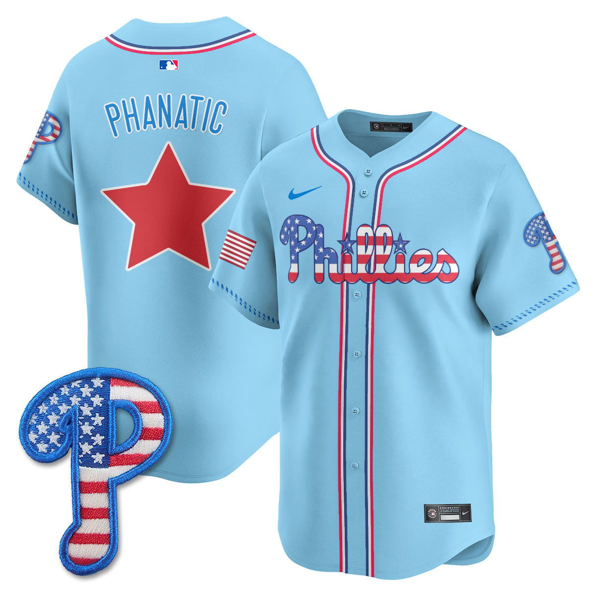 PHI 2025 Fourth of July Jersey - Stitched