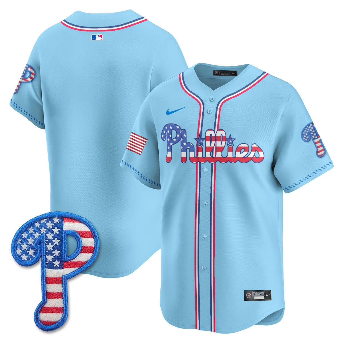 PHI 2025 Fourth of July Jersey - Stitched