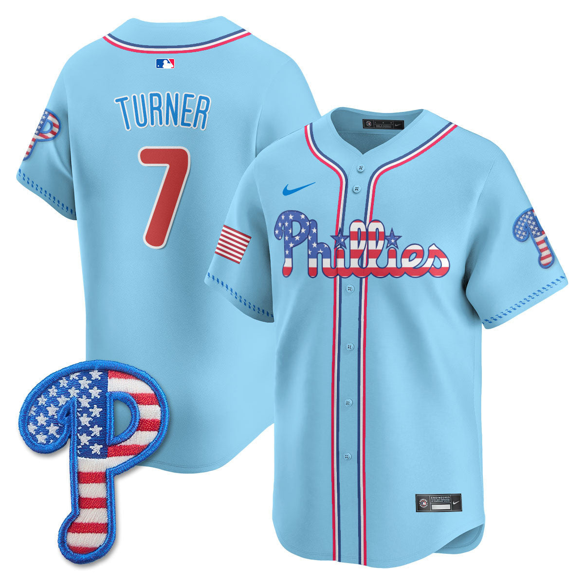 PHI 2025 Fourth of July Jersey - Stitched