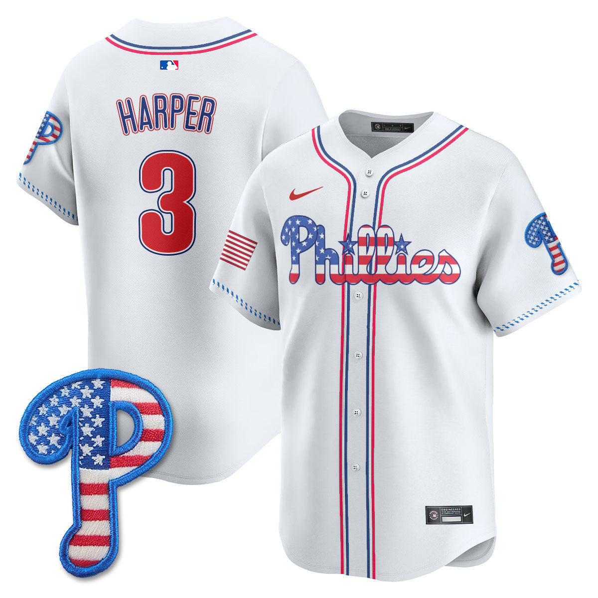 PHI 2025 Fourth of July Jersey - Stitched