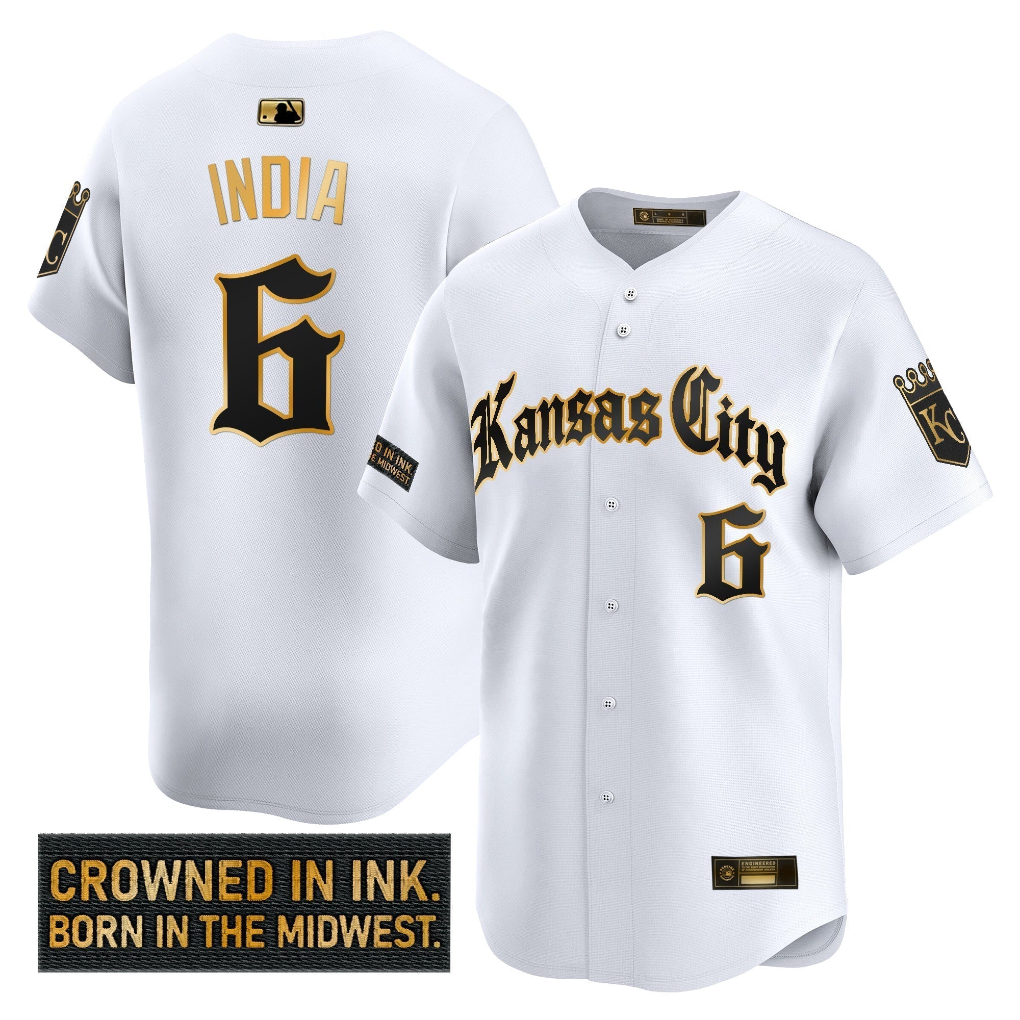KC 'Gothic Crown Edition' Gold Vapor Premier Limited Jersey - Stitched