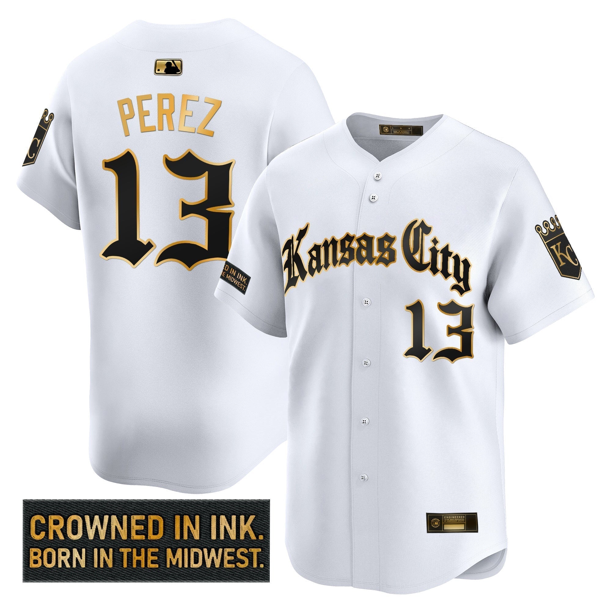 KC 'Gothic Crown Edition' Gold Vapor Premier Limited Jersey - Stitched