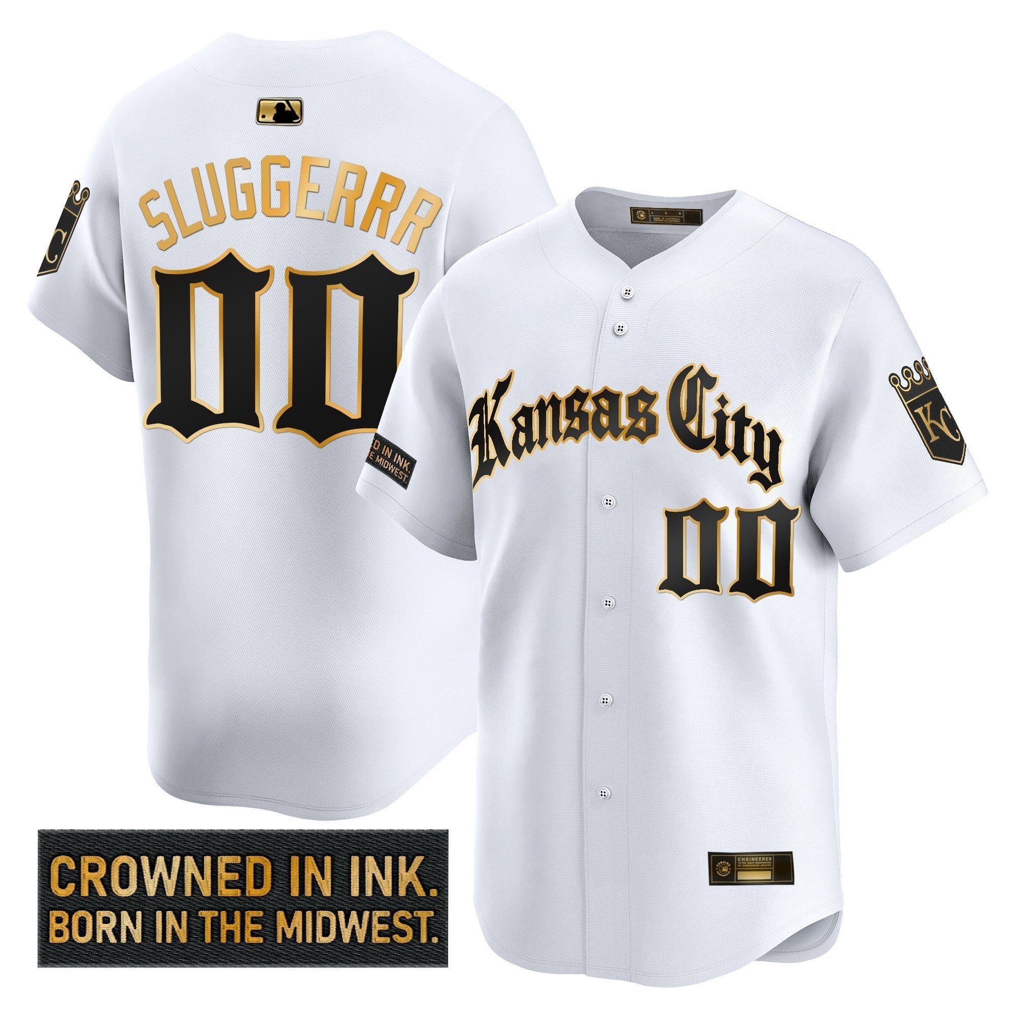 KC 'Gothic Crown Edition' Gold Vapor Premier Limited Jersey - Stitched