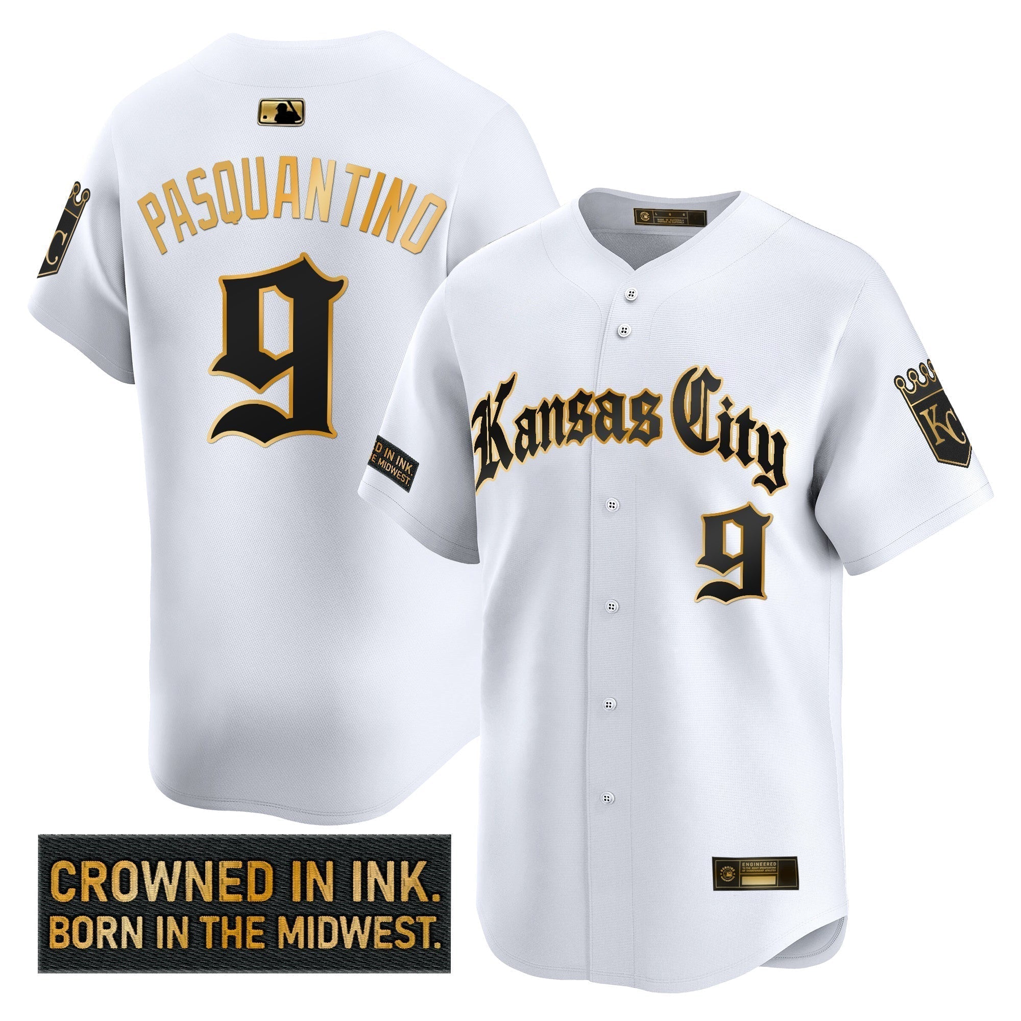 KC 'Gothic Crown Edition' Gold Vapor Premier Limited Jersey - Stitched