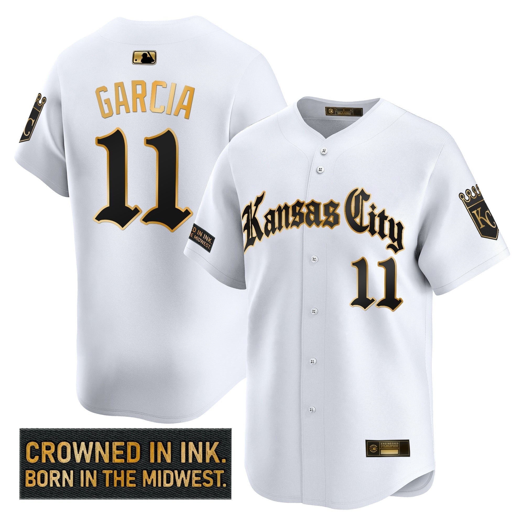 KC 'Gothic Crown Edition' Gold Vapor Premier Limited Jersey - Stitched