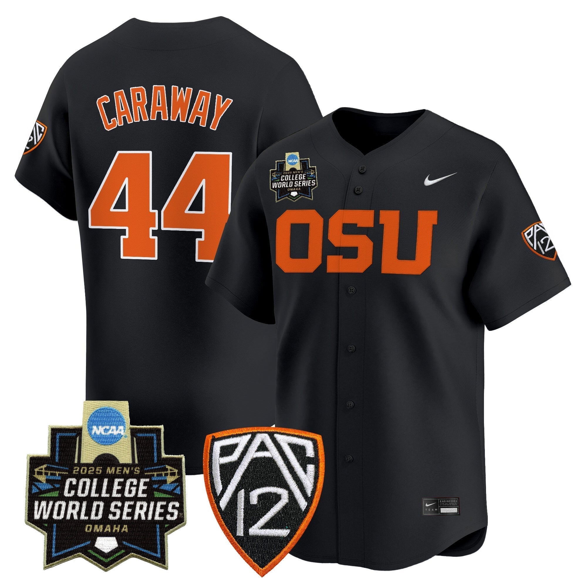 Oregon State Beavers 2025 World Series Vapor Premier Limited Jersey - Stitched