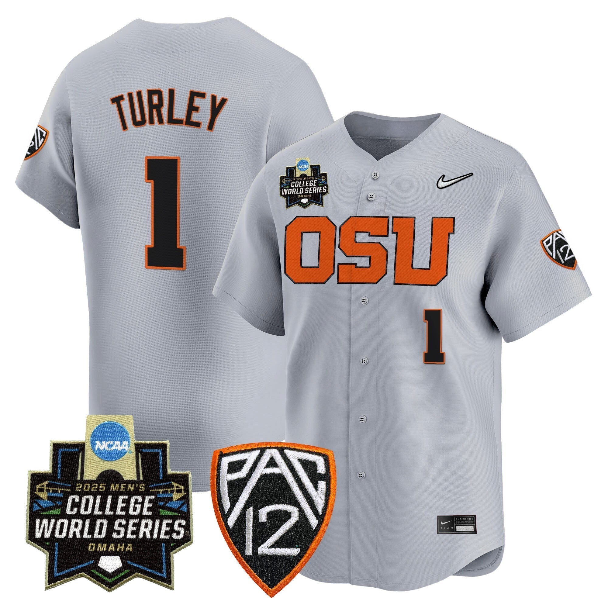 Oregon State Beavers 2025 World Series Vapor Premier Limited Jersey - Stitched