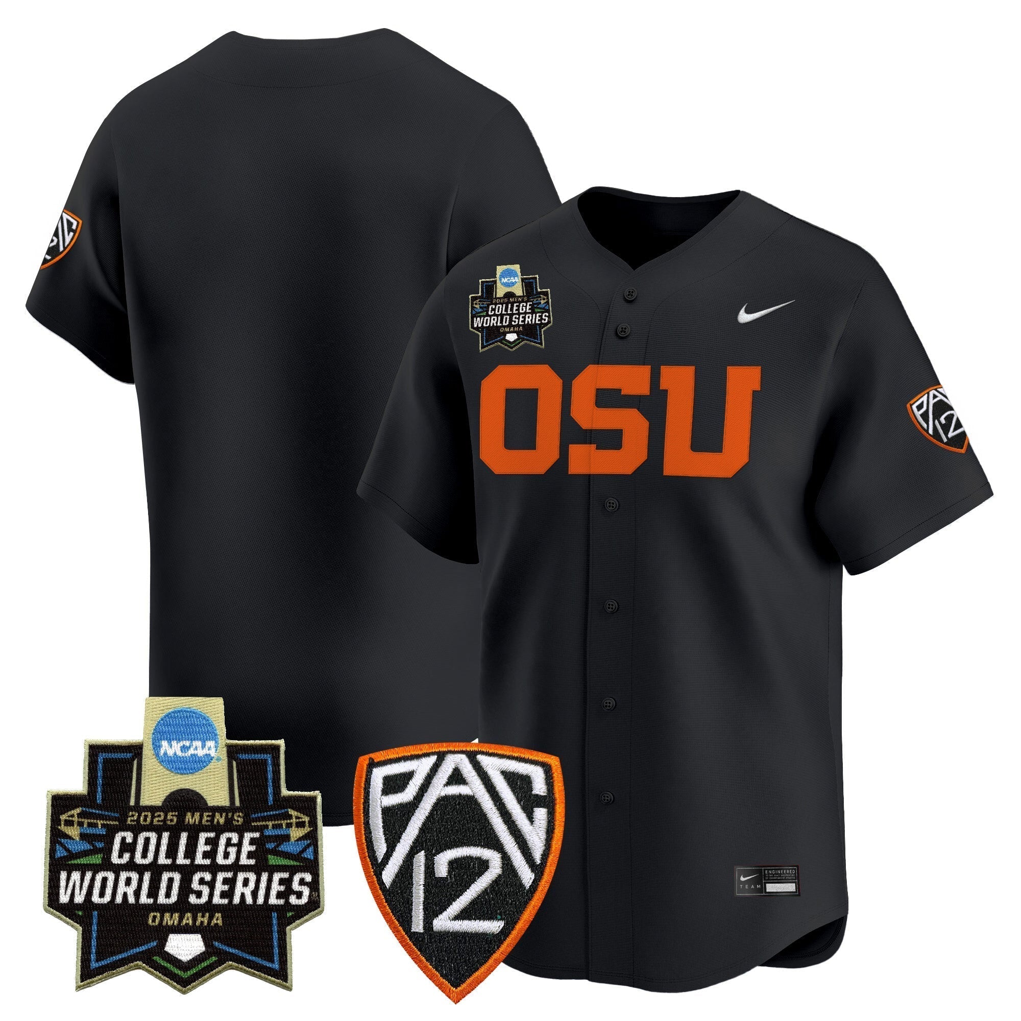 Oregon State Beavers 2025 World Series Vapor Premier Limited Jersey - Stitched