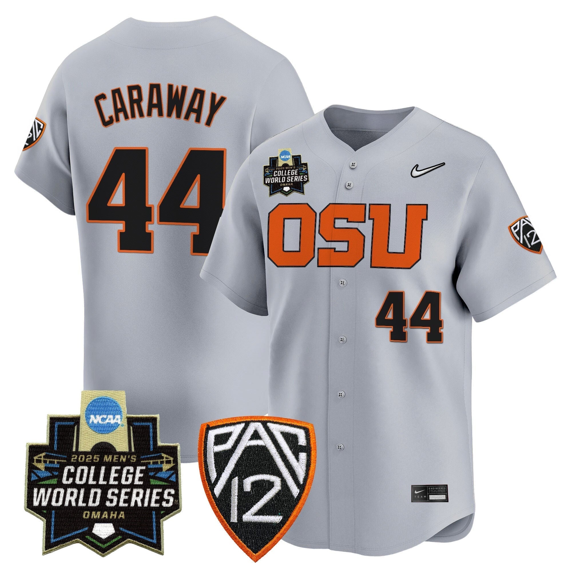 Oregon State Beavers 2025 World Series Vapor Premier Limited Jersey - Stitched