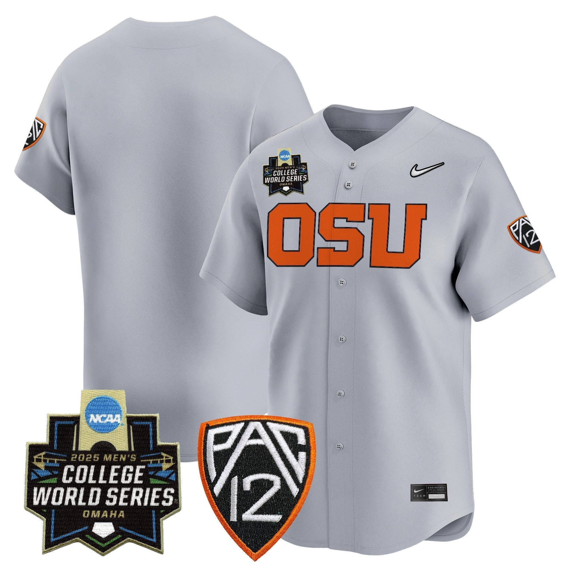 Oregon State Beavers 2025 World Series Vapor Premier Limited Jersey - Stitched