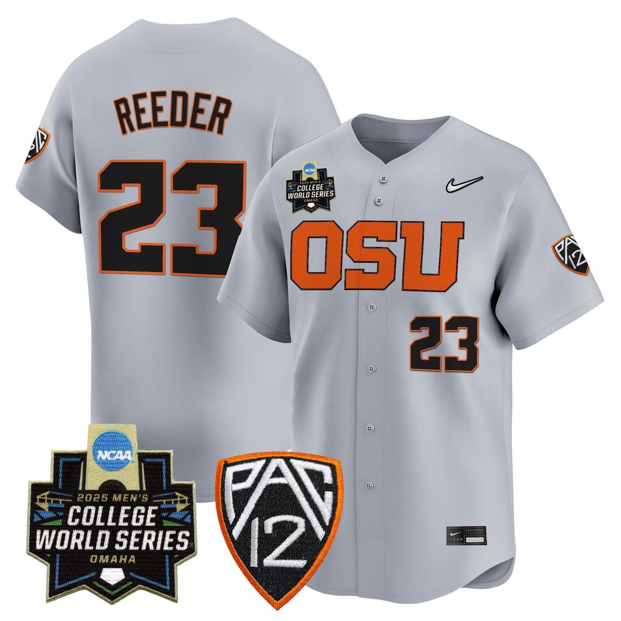 Oregon State Beavers 2025 World Series Vapor Premier Limited Jersey - Stitched