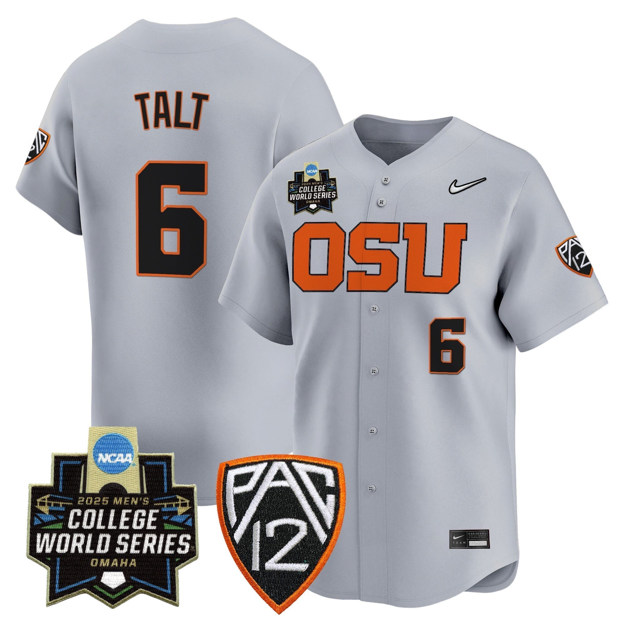 Oregon State Beavers 2025 World Series Vapor Premier Limited Jersey - Stitched