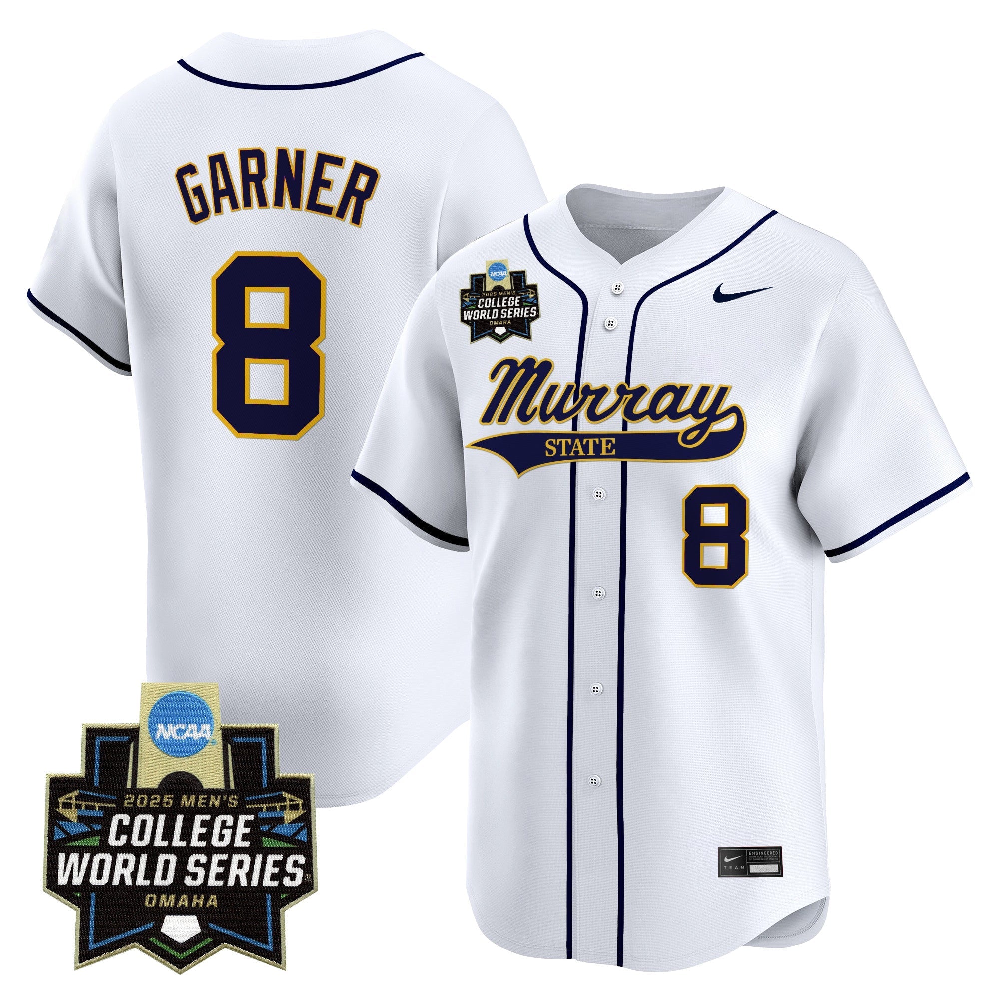 Murray State Racers 2025 World Series Vapor Premier Limited Jersey - Stitched