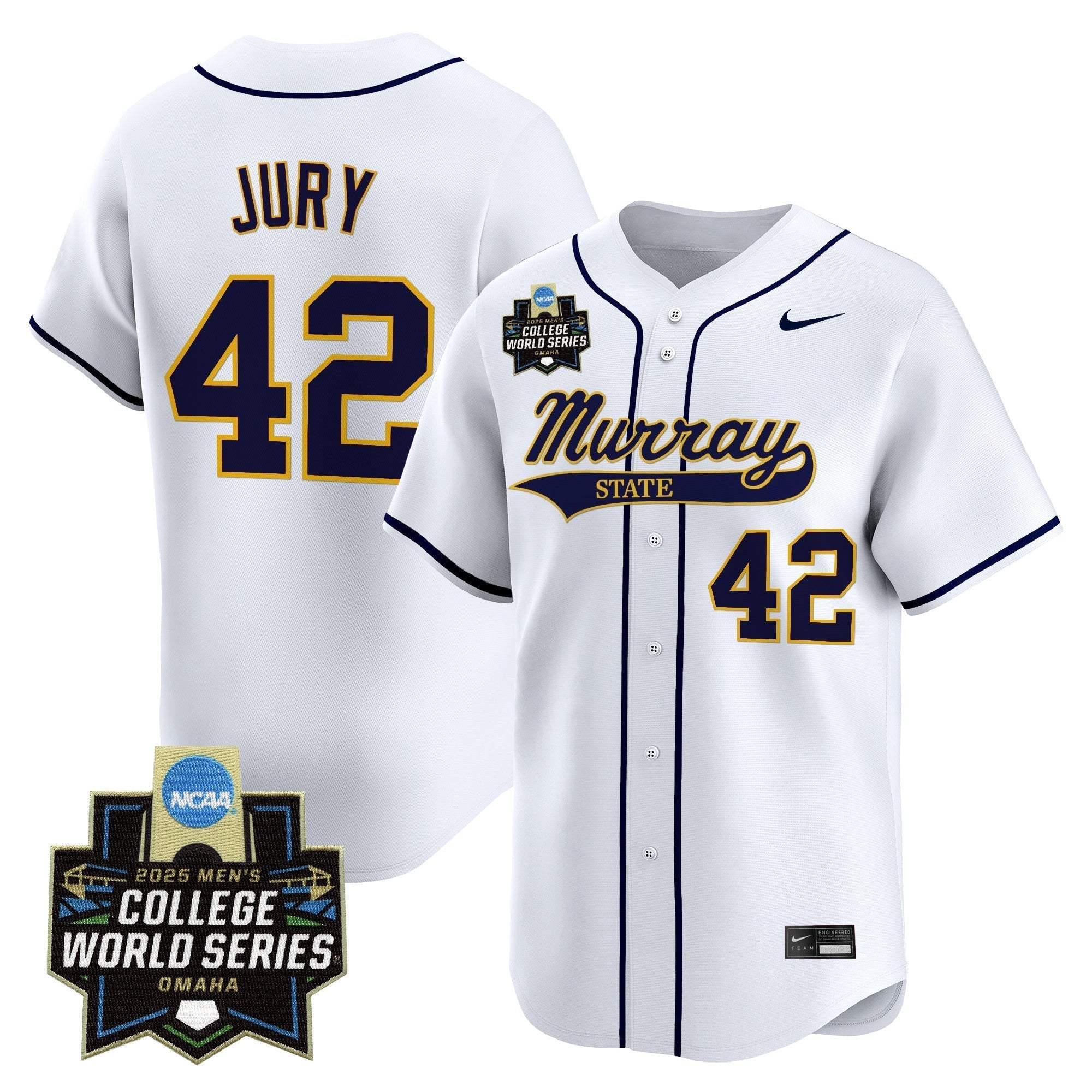 Murray State Racers 2025 World Series Vapor Premier Limited Jersey - Stitched