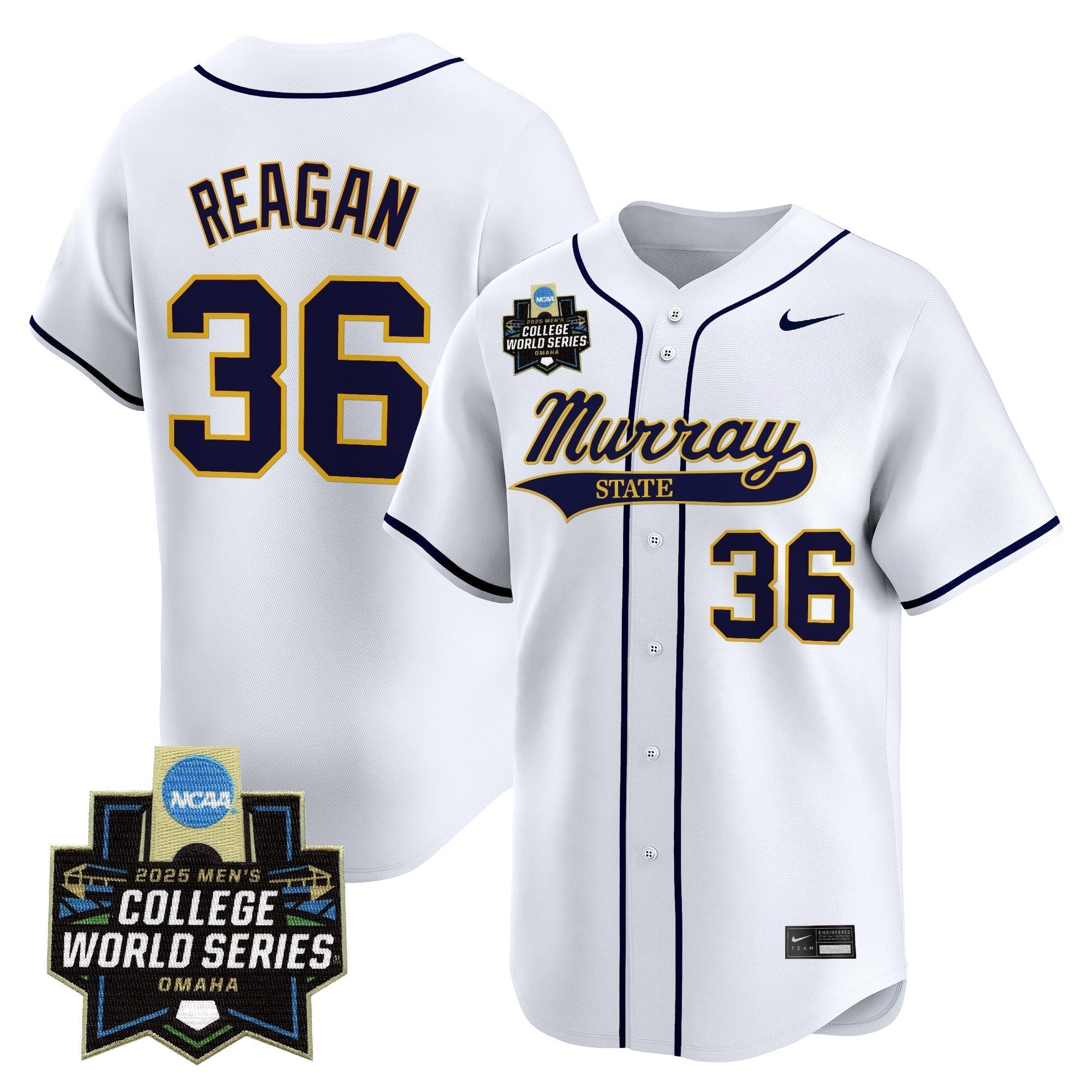 Murray State Racers 2025 World Series Vapor Premier Limited Jersey - Stitched