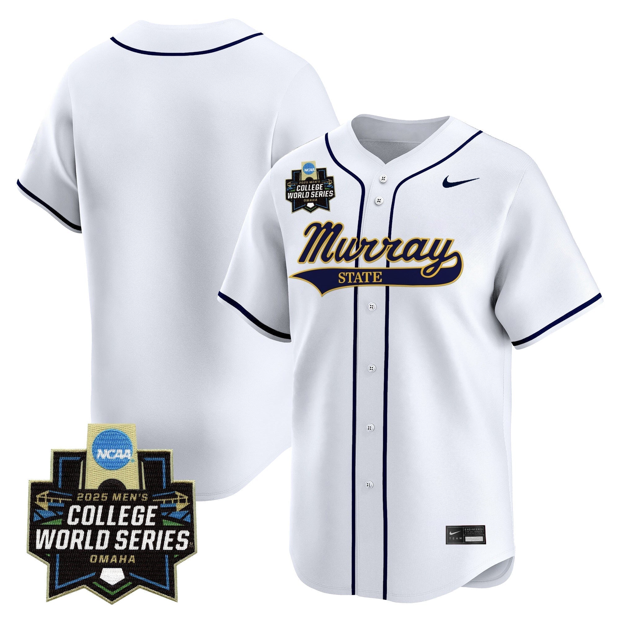 Murray State Racers 2025 World Series Vapor Premier Limited Jersey - Stitched