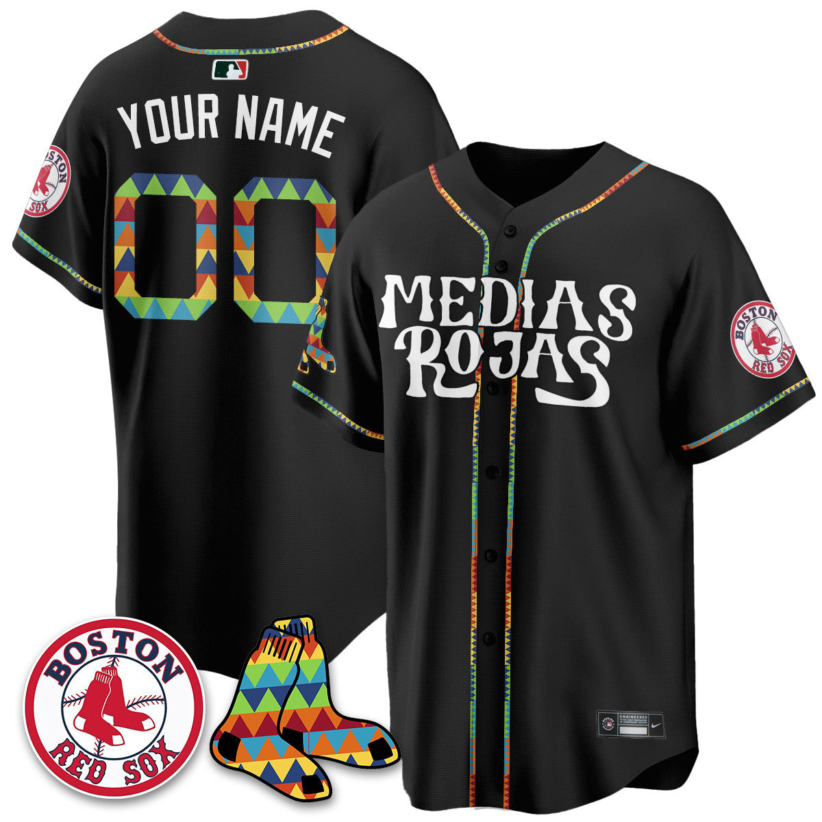BOS "Medias Rojas" Limited Jersey - Stitched