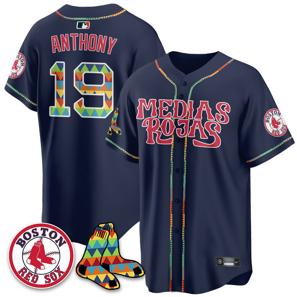 BOS "Medias Rojas" Limited Jersey - Stitched