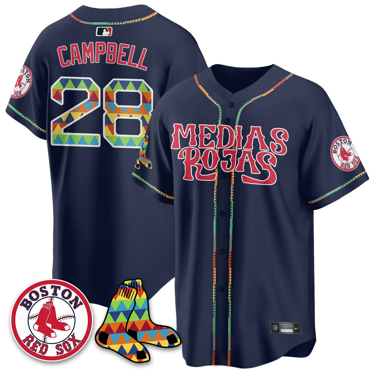 BOS "Medias Rojas" Limited Jersey - Stitched