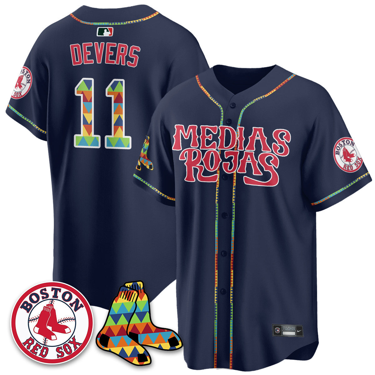 BOS "Medias Rojas" Limited Jersey - Stitched