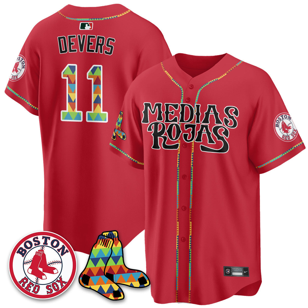 BOS "Medias Rojas" Limited Jersey - Stitched