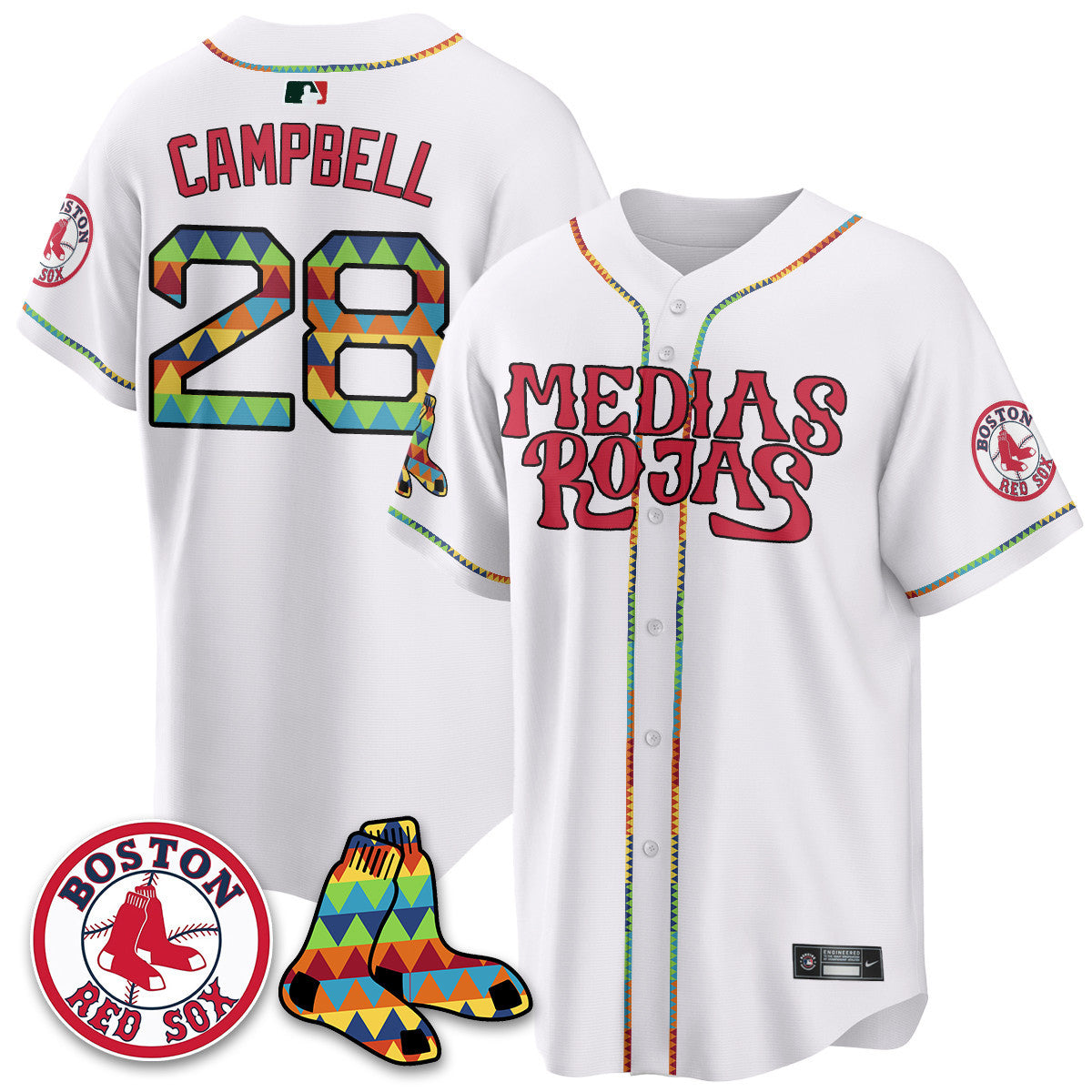 BOS "Medias Rojas" Limited Jersey - Stitched