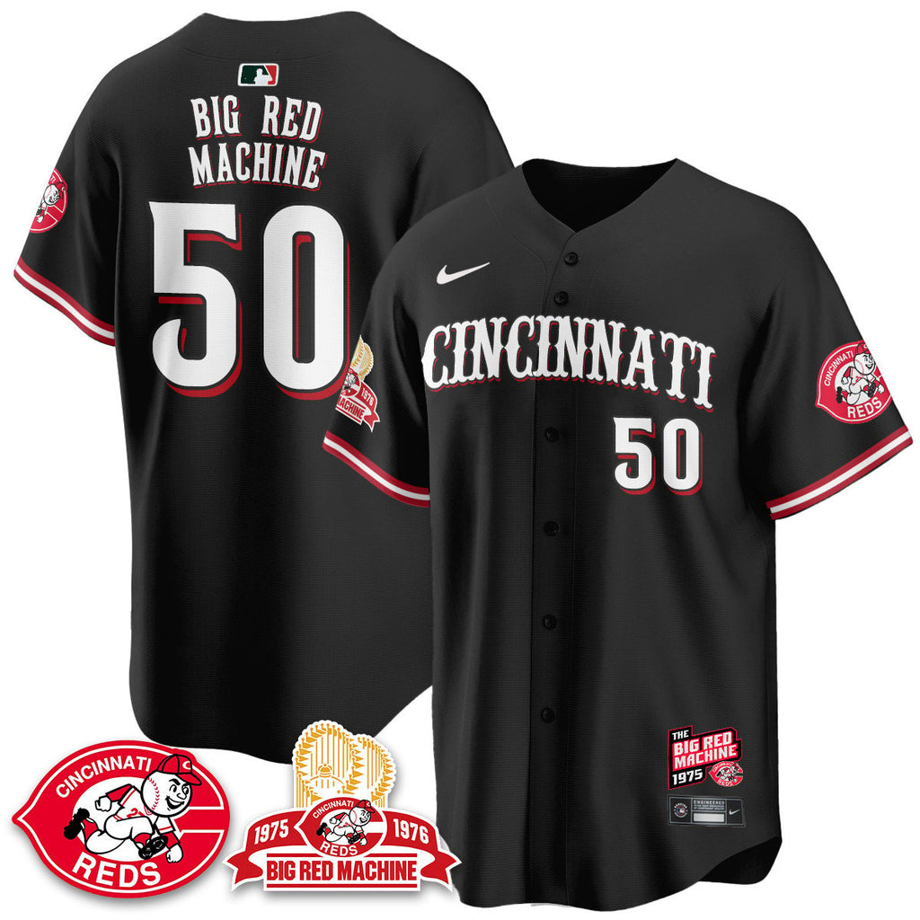 CIN Big Red Machine 50th Anniversary Jersey - Stitched