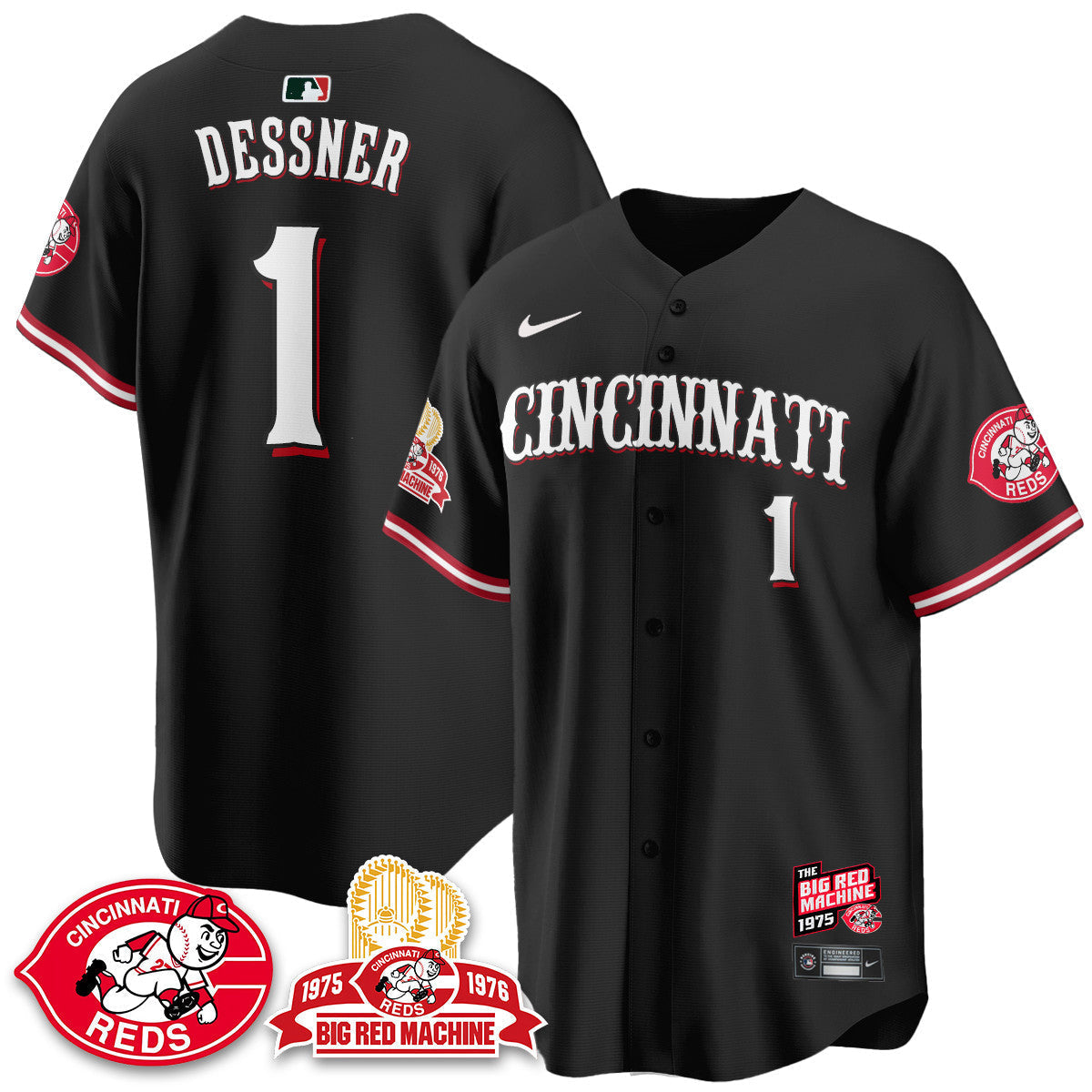 CIN Big Red Machine 50th Anniversary Jersey - Stitched