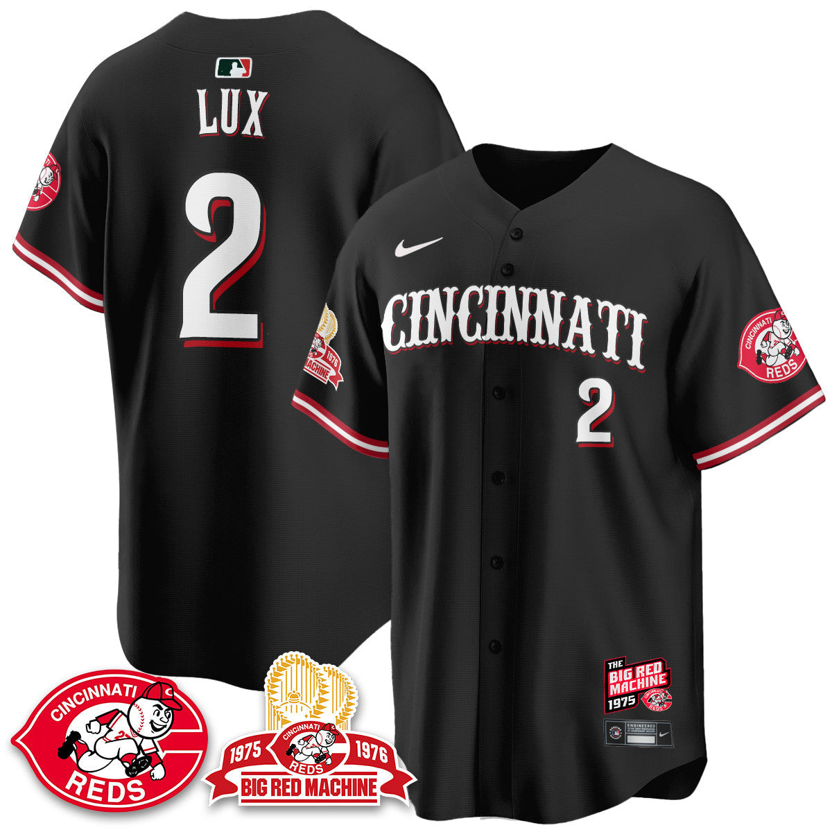 CIN Big Red Machine 50th Anniversary Jersey - Stitched