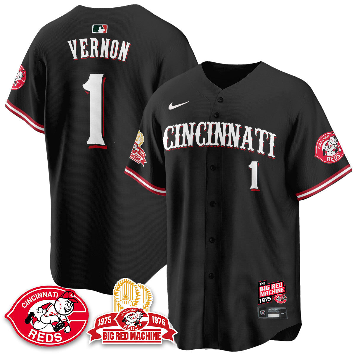 CIN Big Red Machine 50th Anniversary Jersey - Stitched