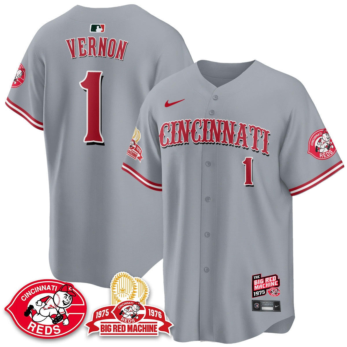 CIN Big Red Machine 50th Anniversary Jersey - Stitched