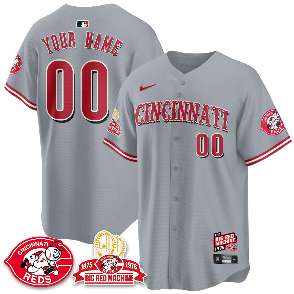 CIN Big Red Machine 50th Anniversary Jersey - Stitched