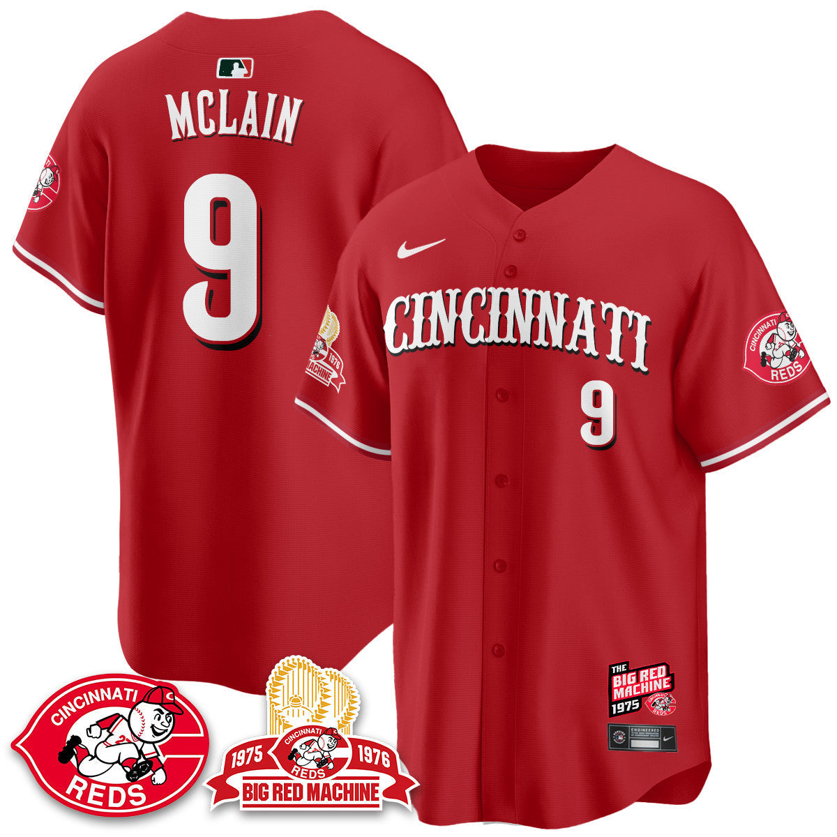 CIN Big Red Machine 50th Anniversary Jersey - Stitched