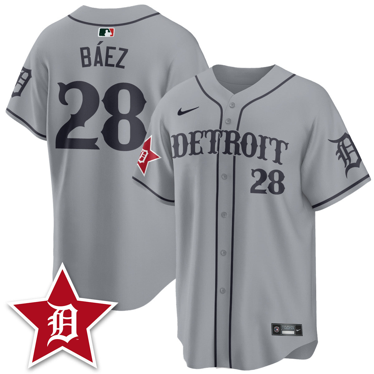 DET Black In Baseball Style Limited Jersey - Stitched