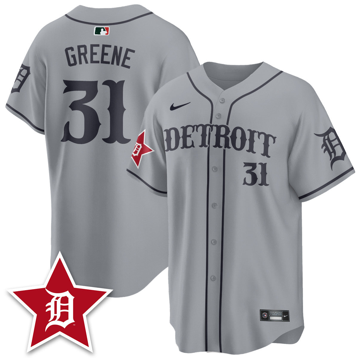 DET Black In Baseball Style Limited Jersey - Stitched