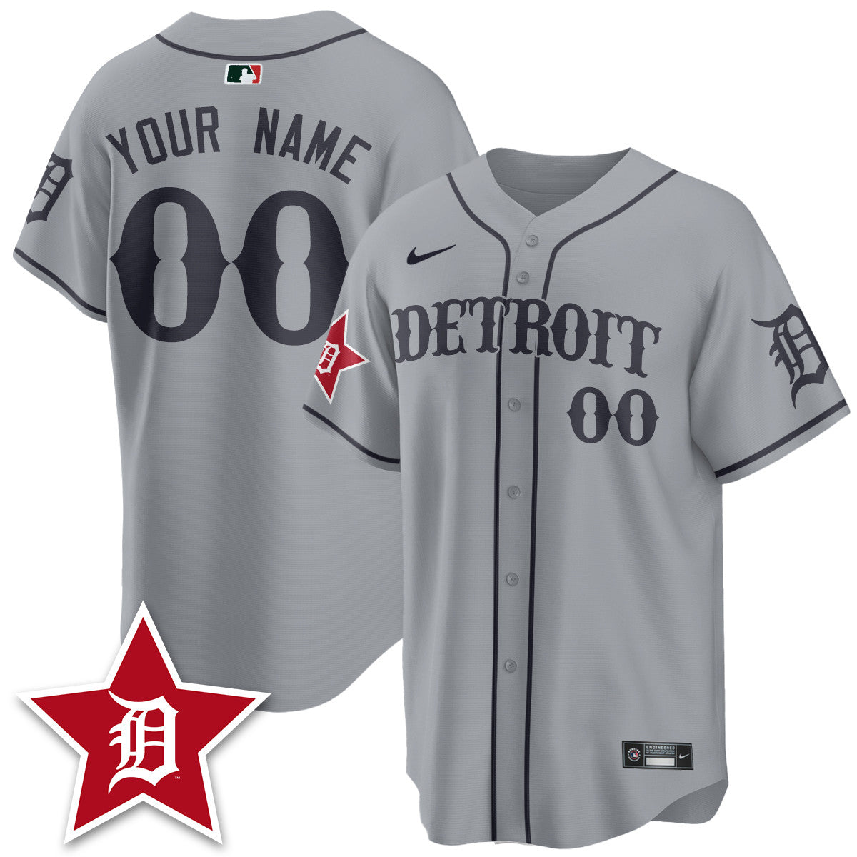DET Black In Baseball Style Limited Jersey - Stitched